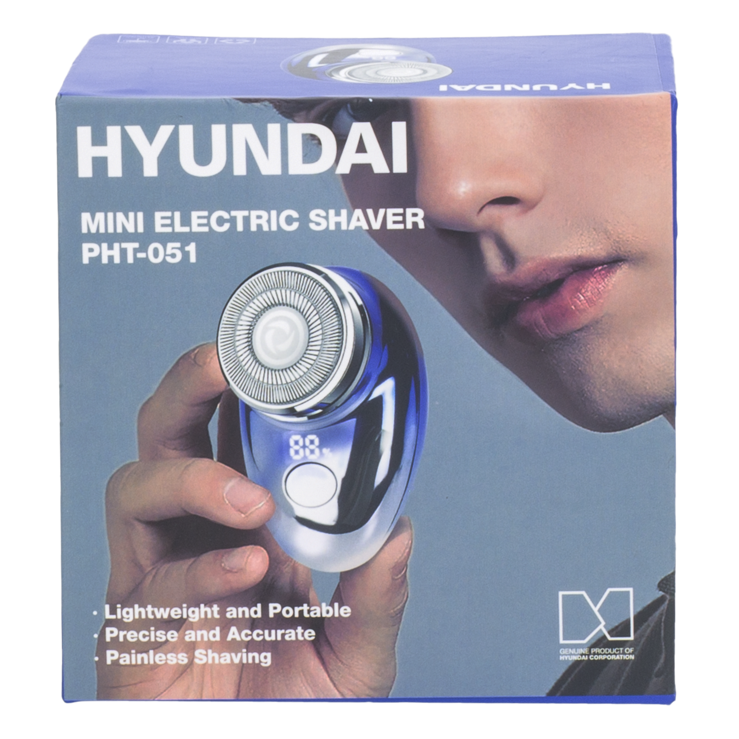 Afeitadora Mini Portátil HYUNDAI Azul