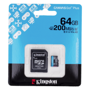 Micro Sd 64Gb Canvas Go Plus 200Mb/S KINGSTON 4ta Generación