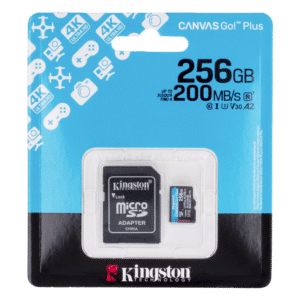 Micro Sd 256Gb Canvas Go Plus 200Mb/S KINGSTON 4ta Generación