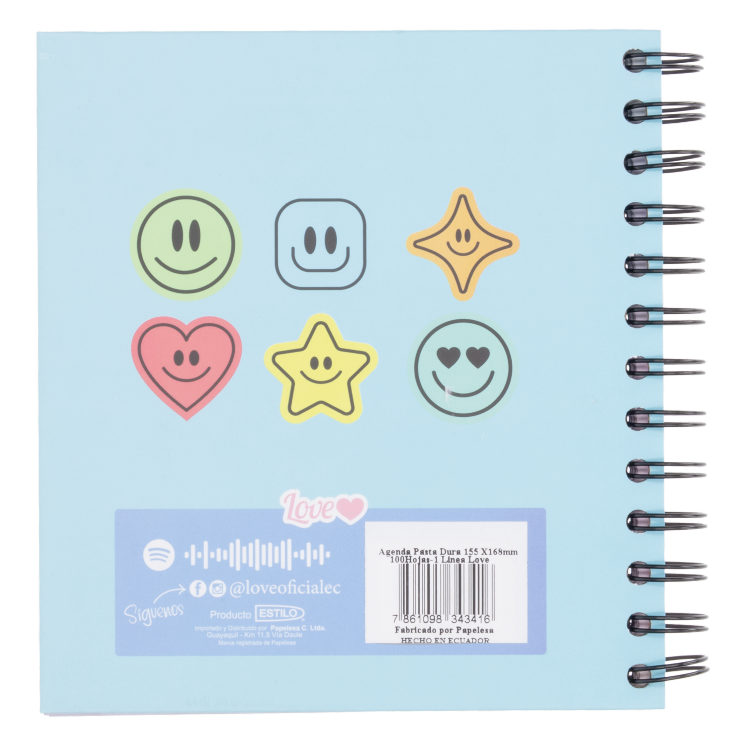 Agenda Mini 100H Love ESTILO 15 7X16.7 - Imagen 2