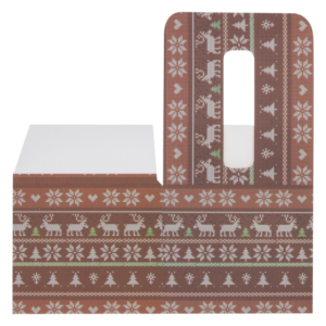 Caja De Regalo Navideño Diseño Sweater Para Jarros De 11Oz PAPELART 10X8.5X8.5 CM