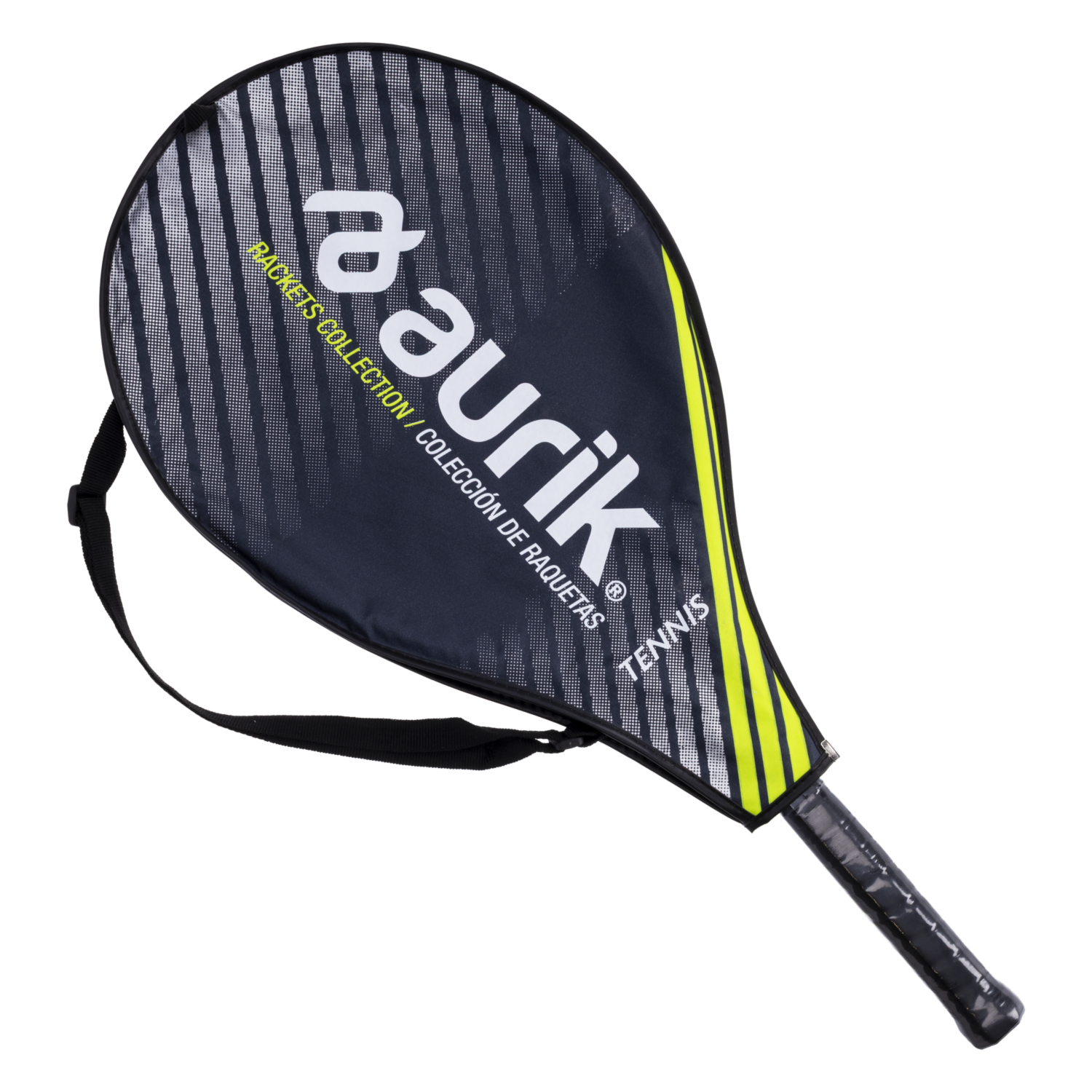 Raqueta Para Tennis Roja Con Negro AURIK 25″