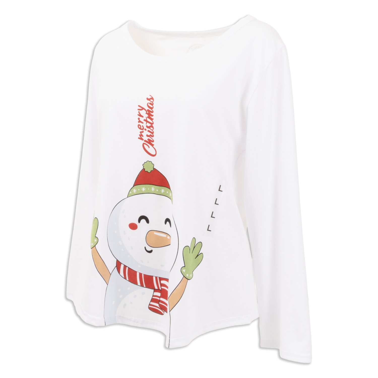 Pijama Navidad Familia 2 Piezas Camiseta Estampado Muñeco De Nieve Y Pantalón BAMBOLOO - Imagen 3