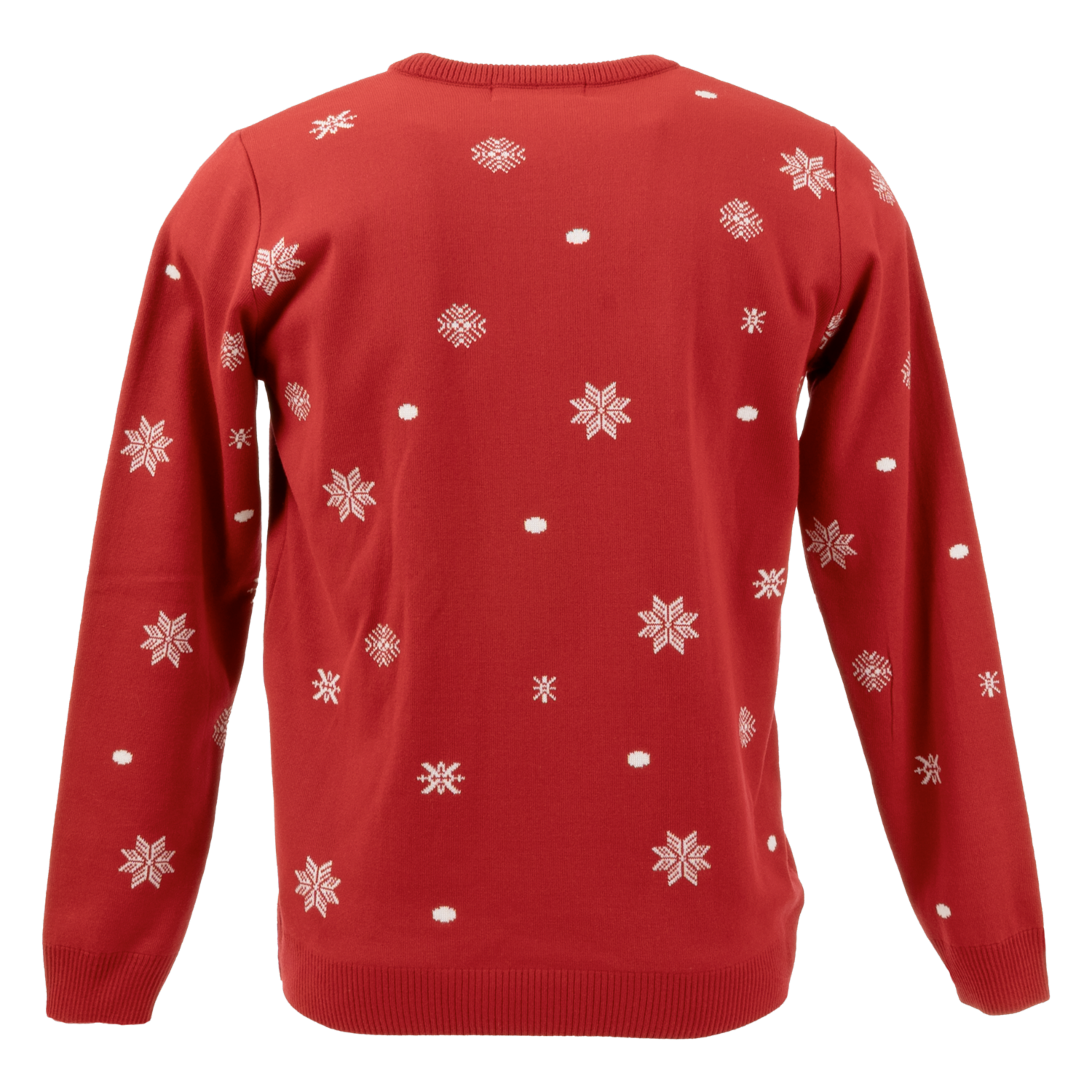 Sweater Navideño Diseño Nieve BLUE Talla Grande - Imagen 3
