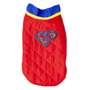 Chaleco Para Perro Con Capa Diseño Superman JUSTICE LEAGUE Talla Grande