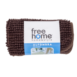Alfombra De Área Chenille Café FREE HOME 60X40 CM