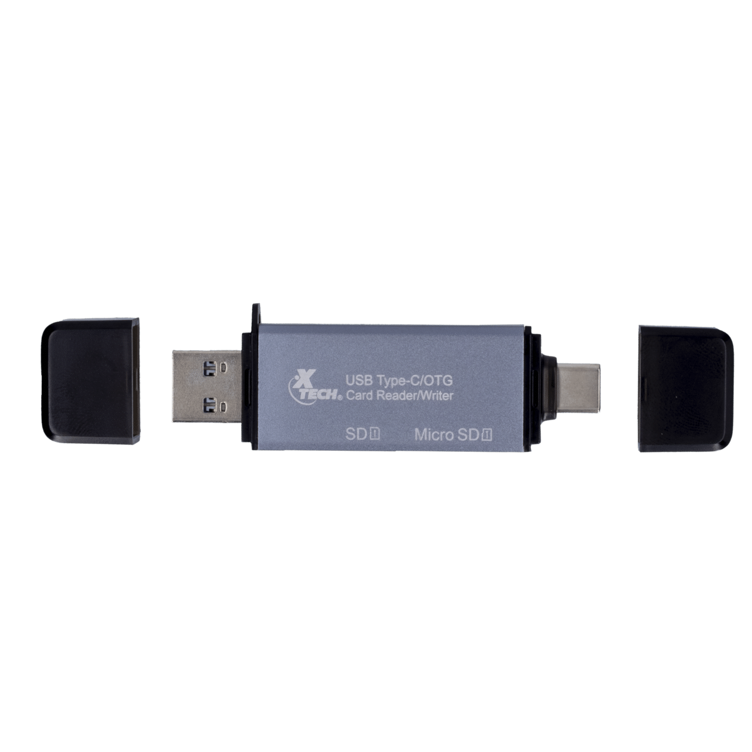 Lector De Tarjetas 2 En 1 Usb-C/Usb 3.0 Otg XTECH 1 Pieza - Imagen 2