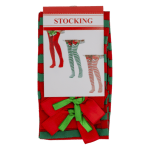 Disfraz Navideño Medias Rojo Y Verde IMPORTADORA CUMPLEAÑOS 70 Cm