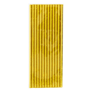 Sorbete De Papel Dorado IMPORTADORA CUMPLEAÑOS X 25 Piezas