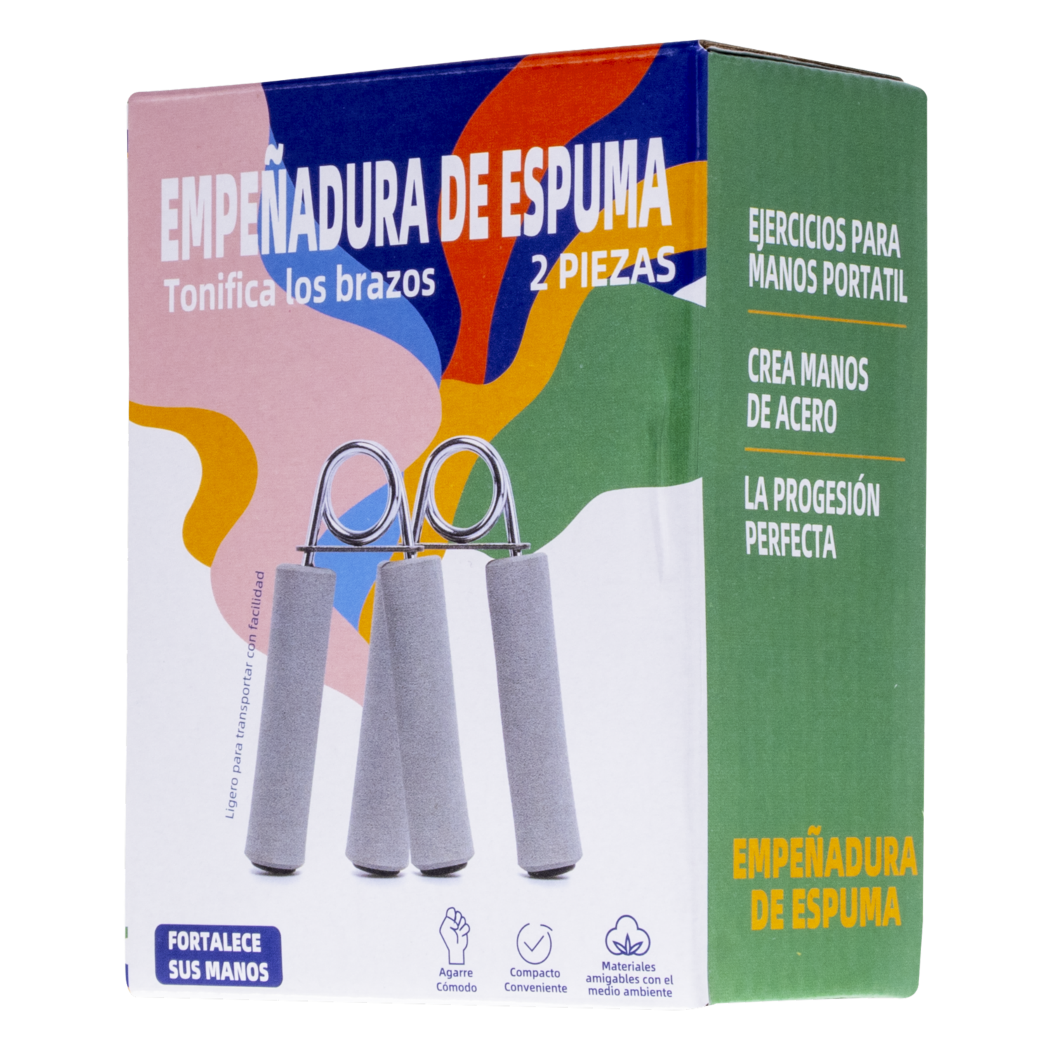 Ejercitador De Mano Hand Grip Gris IRON MAN 1 Pieza - Imagen 2