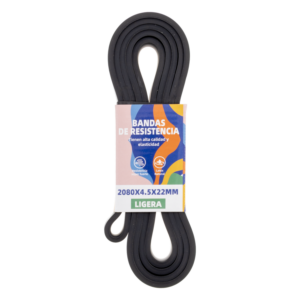 Bandas Elásticas Resistencia Negras IRON MAN 2.08X2.2X0.45 CM