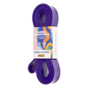 Bandas Elásticas Resistencia Moradas IRON MAN 2.08X2.9X0.45 CM