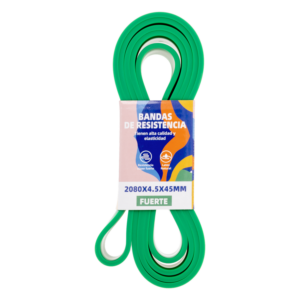 Bandas Elásticas Resistencia Verdes IRON MAN 2.08X4.5X0.45 CM