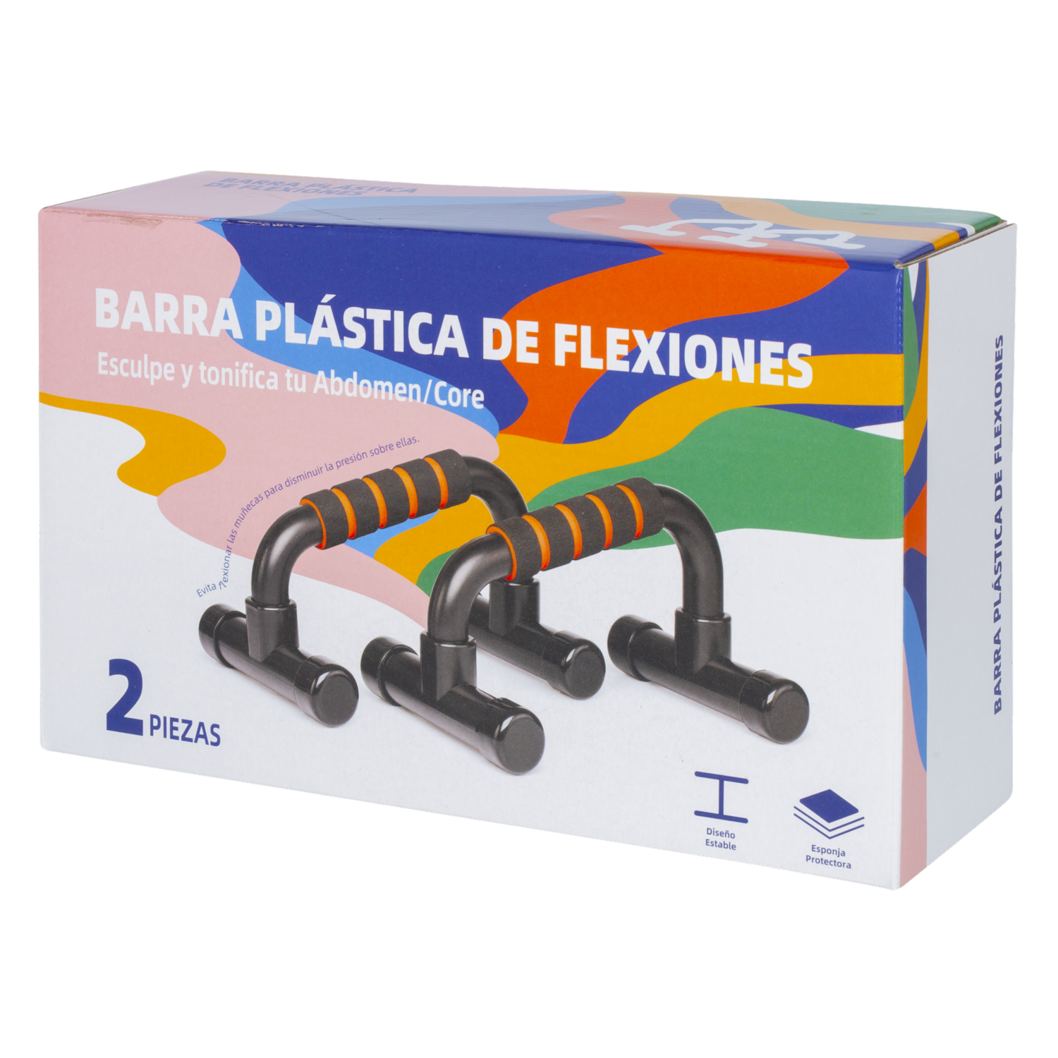 Barra Para Flexiones De Pecho IRON MAN Unidad - Imagen 2