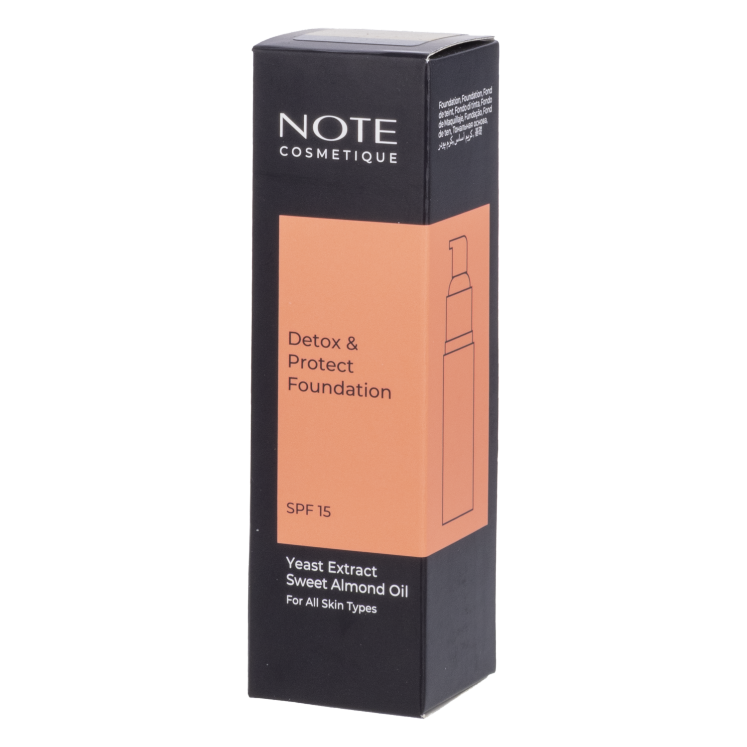 Base De Maquillaje Detox & Protect SPF 15 Tono 04 NOTE 30 Ml - Imagen 2