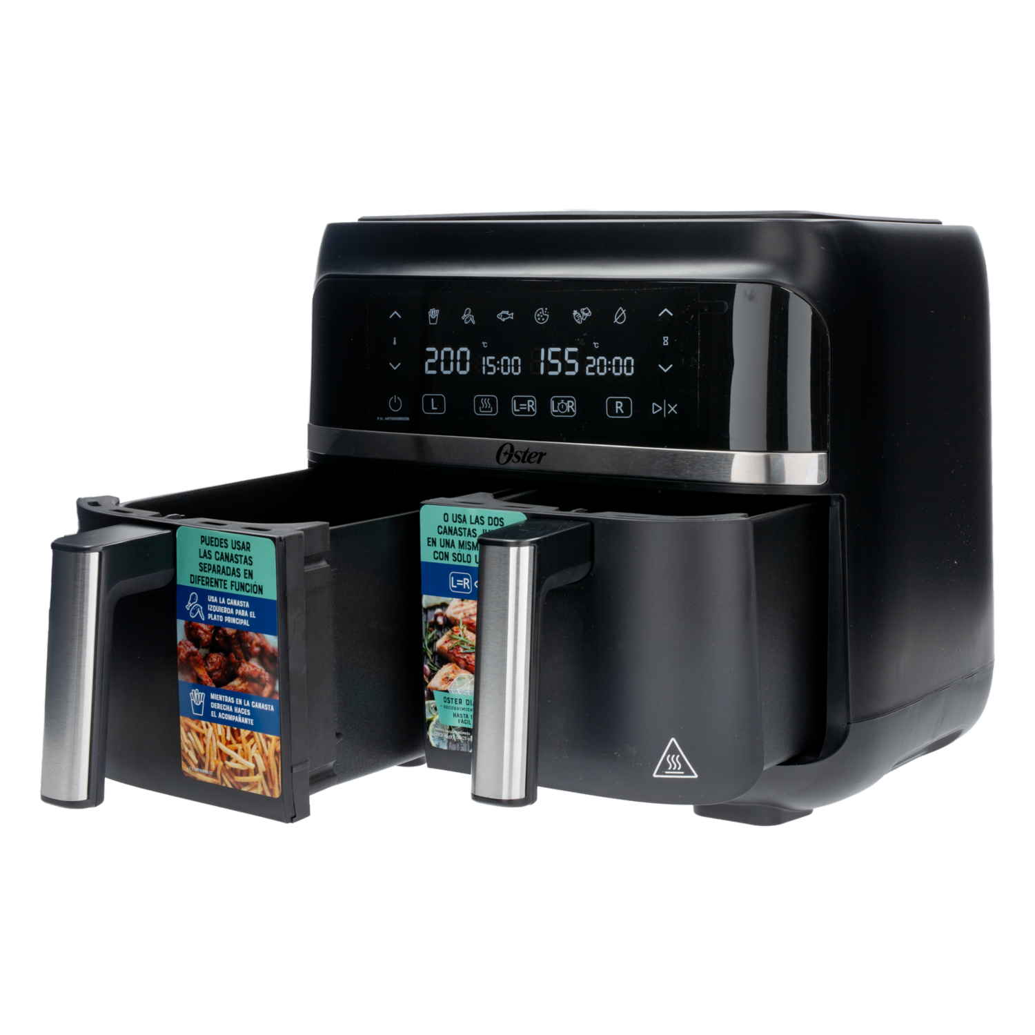 Air Fryer Doble Canasta OSTER 7,6 Litros - Imagen 3