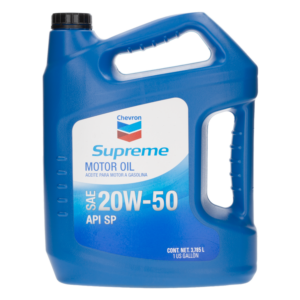 Aceite De Motor Gasolina Supreme Sae 20W50 Sp CHEVRON 1 Galón