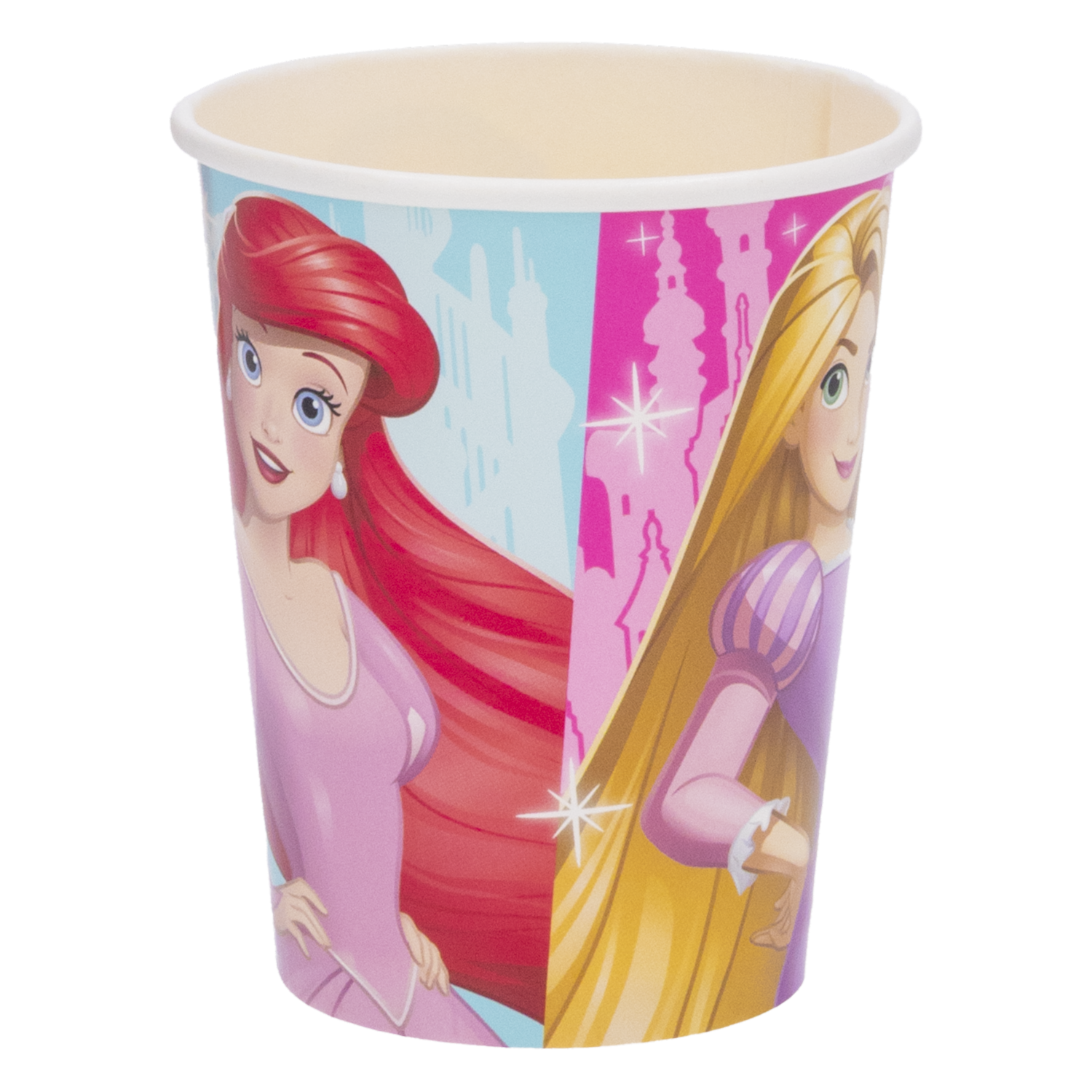 Vaso Desechable Fiesta Princesas DISNEY 10 Uds x 9 Onzas - Imagen 2