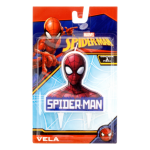 Vela De Cumpleaños Diseño Spiderman DISNEY 1 Pieza