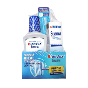 Tratamiento Dental Completo Para La Sensibilidad Pack BLENDAX X 3 Uds