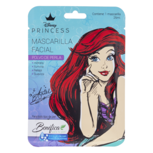 Mascarilla Facial Polvo De Perla Diseño Pricesa Ariel DISNEY Unidad