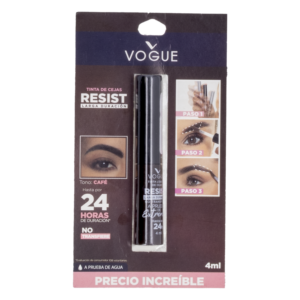 Tinta De Cejas A Prueba de Agua Café Resist VOGUE 4 Ml