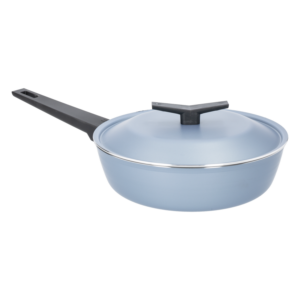 Sarten De Induccion Hondo Con Tapa Spezia Azul Ardosia TRAMONTINA 24 CM