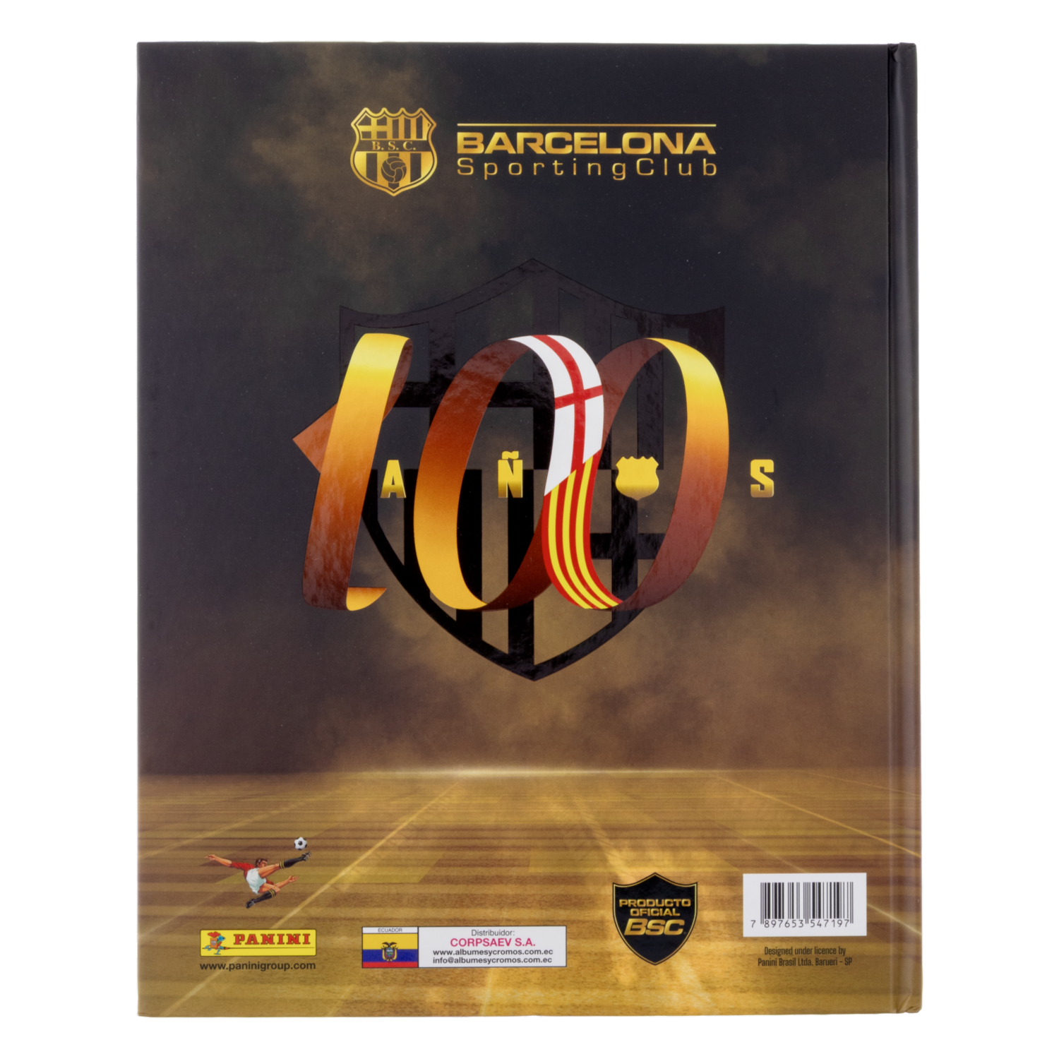 Álbum Tapa Dura Colección Barcelona Sporting Club 100 Años PANINI 56 Páginas - Imagen 3