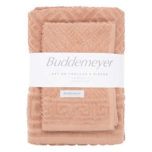 Juego Toallas De Baño Olimpo Extra Soft Ladrillo BUDDEMEYER