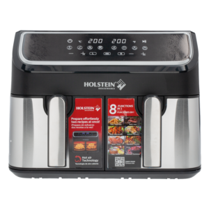 Air Fryer Digital Doble Canasta HOLSTEIN 9 Litros