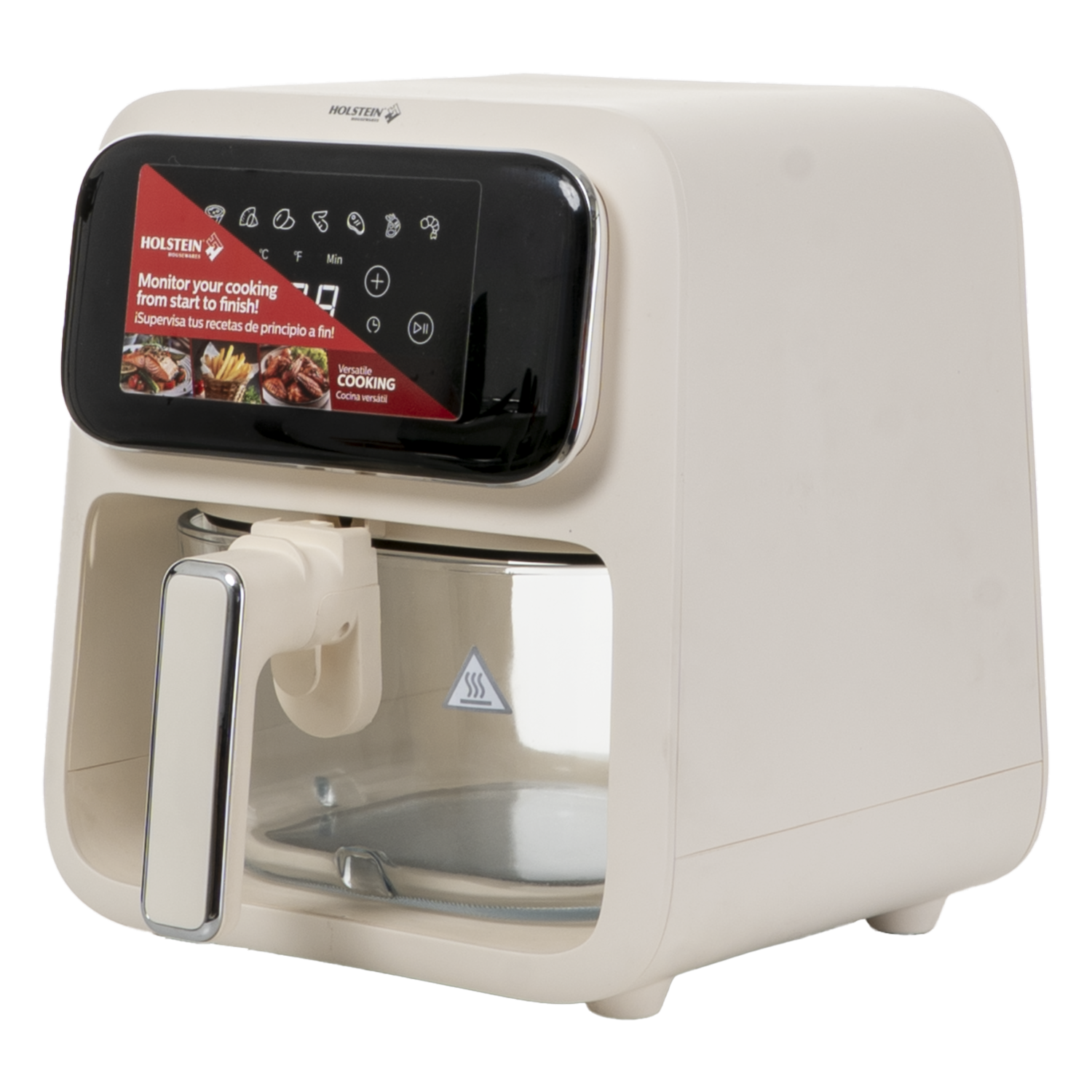Air Fryer Digital Canasta De Vidrio HOLSTEIN 4 Litros