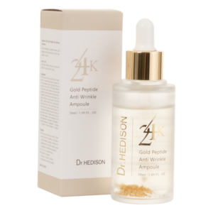 Ampolla Facial Anti-Arrugas De Péptidos Y Oro De 24K DR. HEDISON 50 Ml