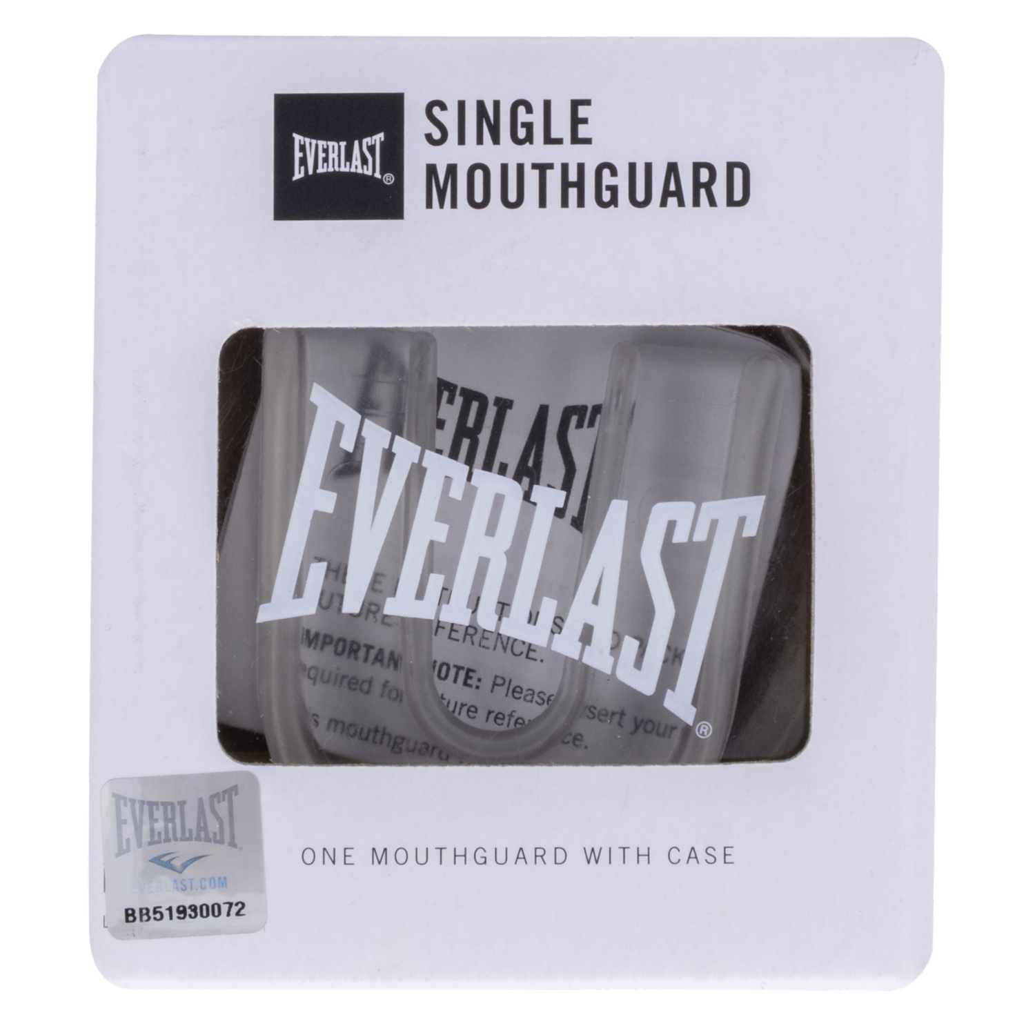 Protector Bucal Sencillo Transparente EVERLAST 1 Pieza - Imagen 2