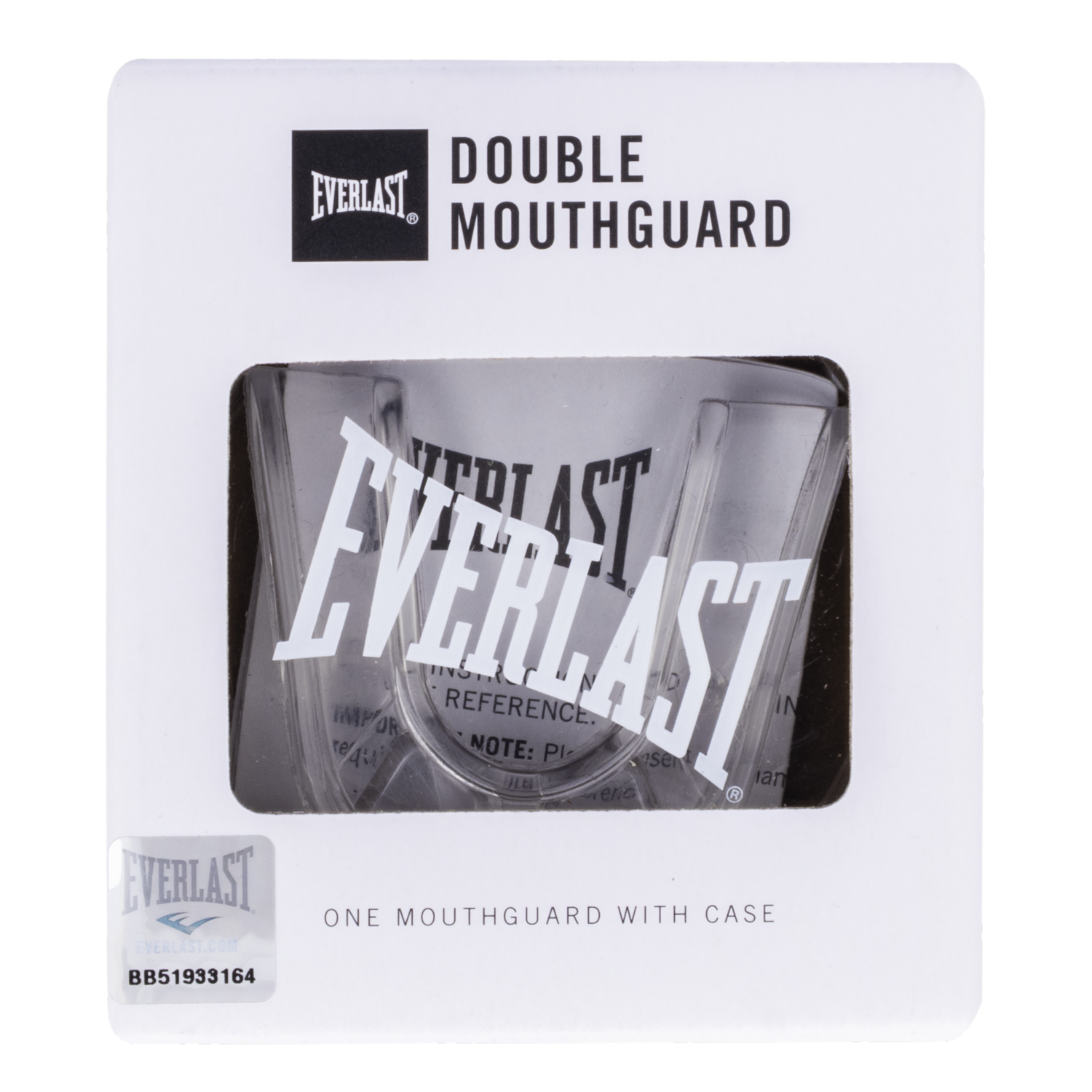 Protector Bucal Doble Transparente EVERLAST 1 Pieza