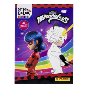 Álbum Zag Heroez Miraculous Stick & Color PANINI 15 Páginas