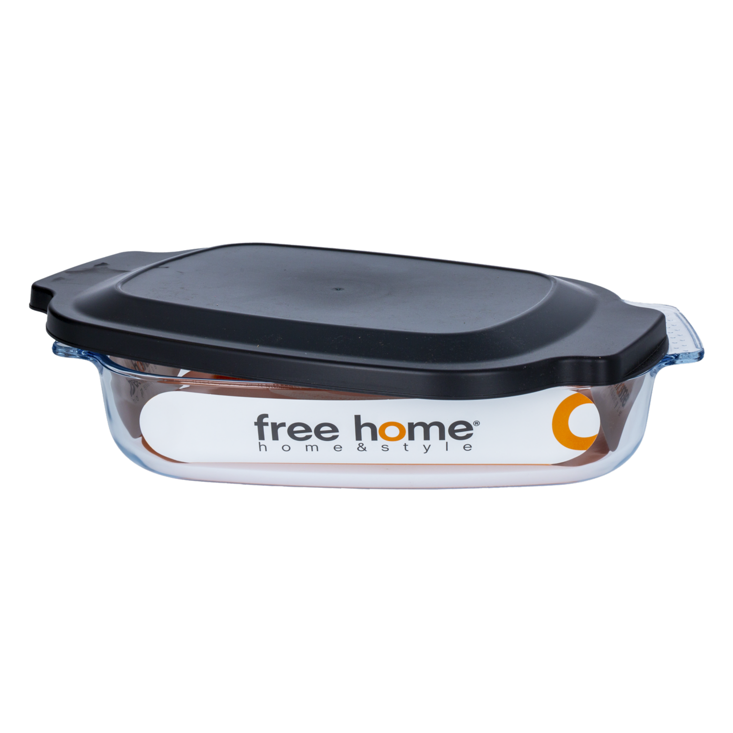 Refractario Para Hornear Tapa Roja FREE HOME 2700 Ml