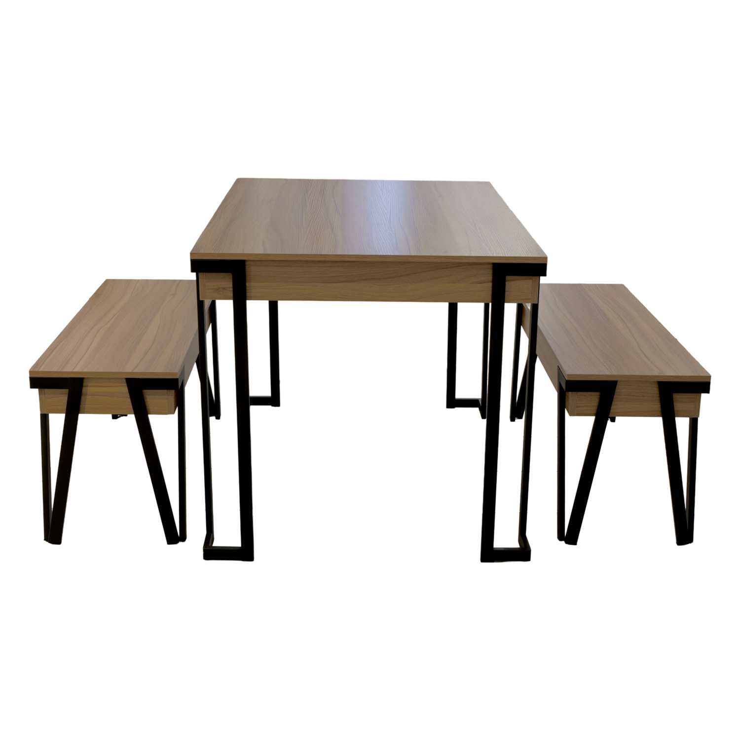 Mesa De Comedor Giorgia 4 Puestos XIAMEN GLORY LILY FURNITURE Metal Y Aglomerado MDP