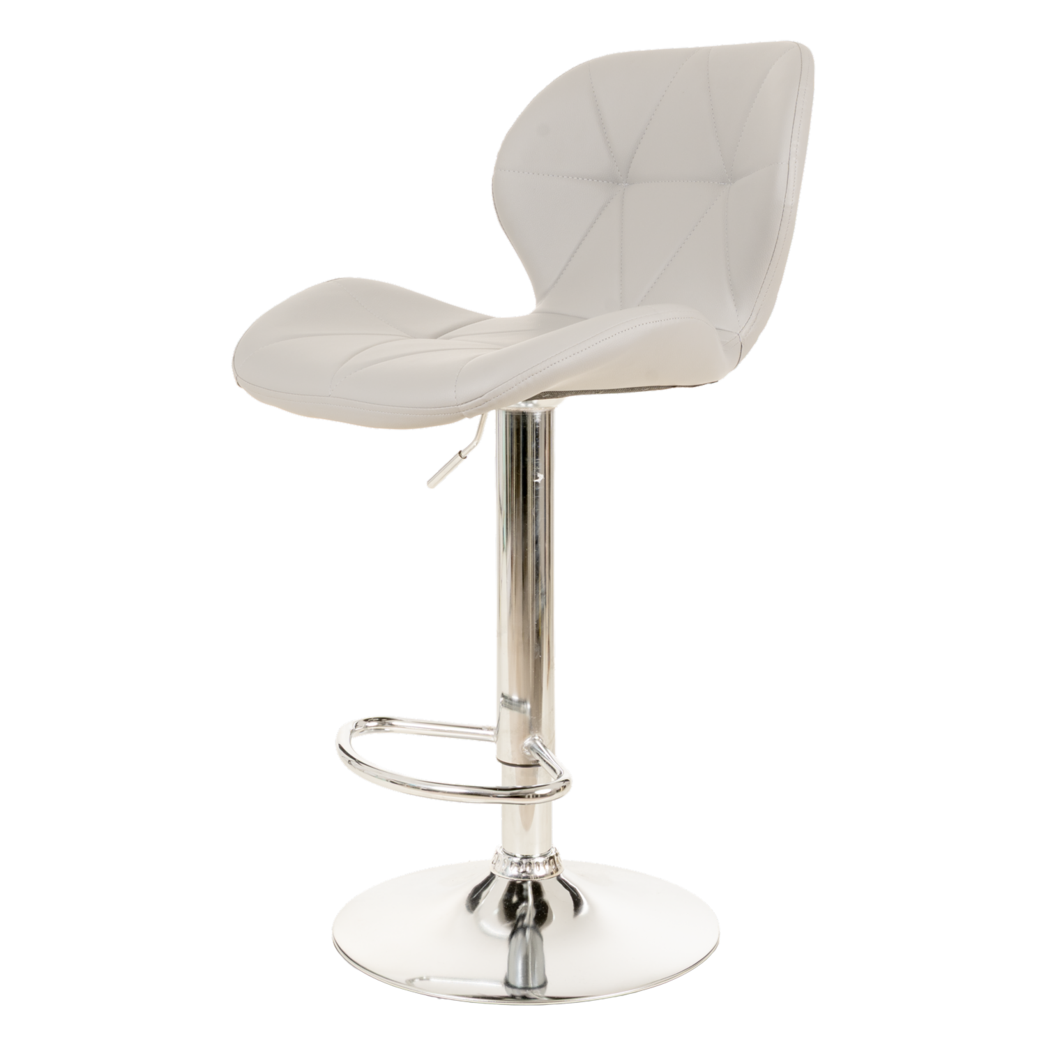 Silla De Bar Con Espaldar Curvo SINOSTAR Gris