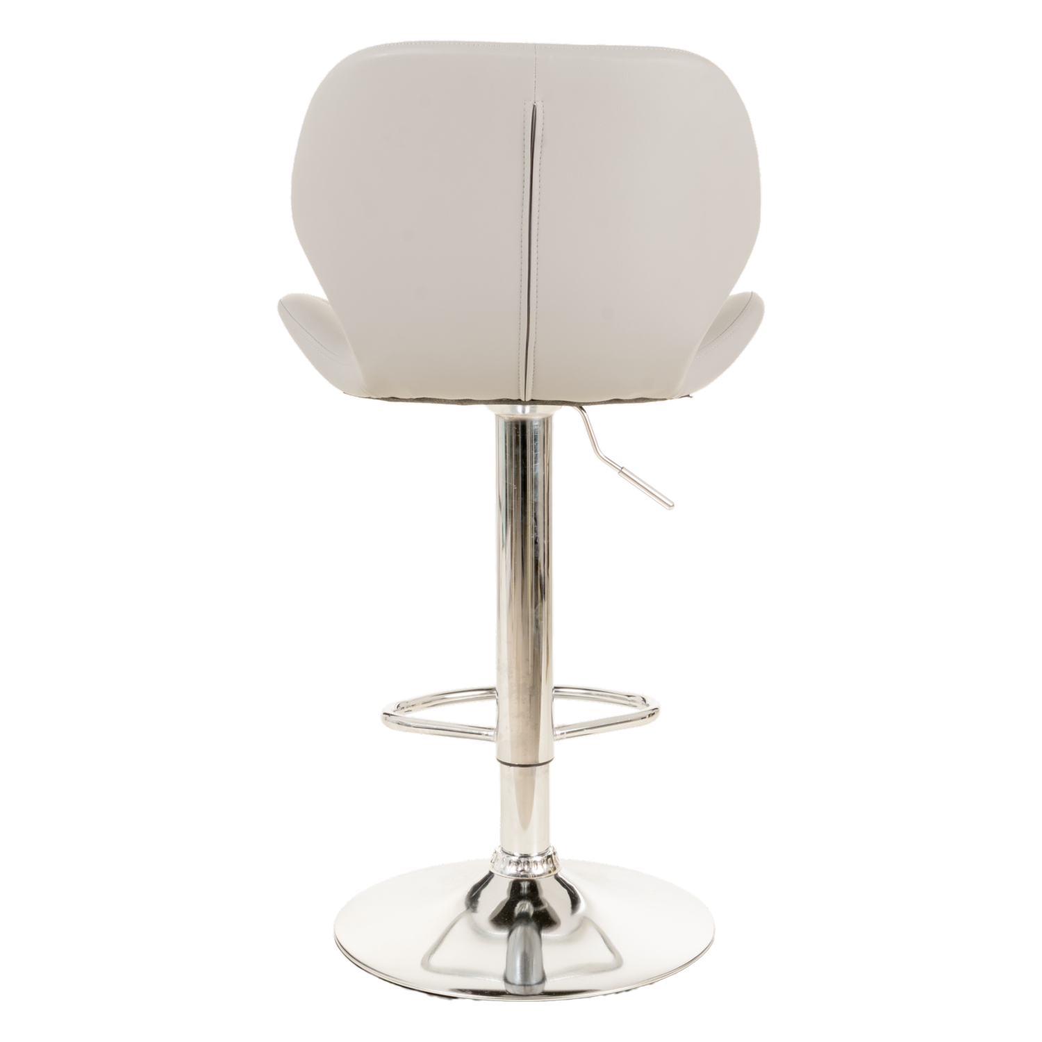 Silla De Bar Con Espaldar Curvo SINOSTAR Gris