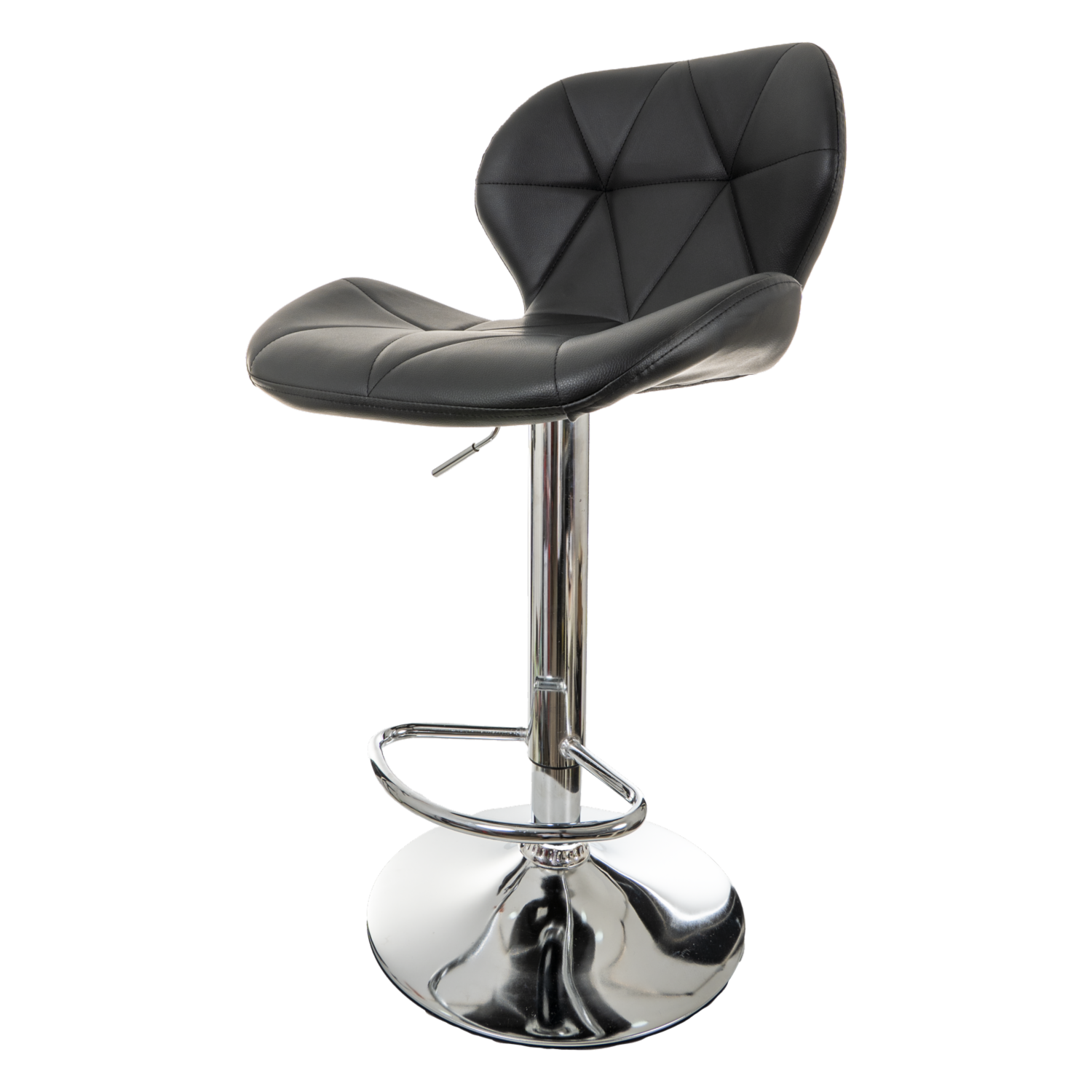 Silla De Bar Espaldar Curvo Negro SINOSTAR Metal