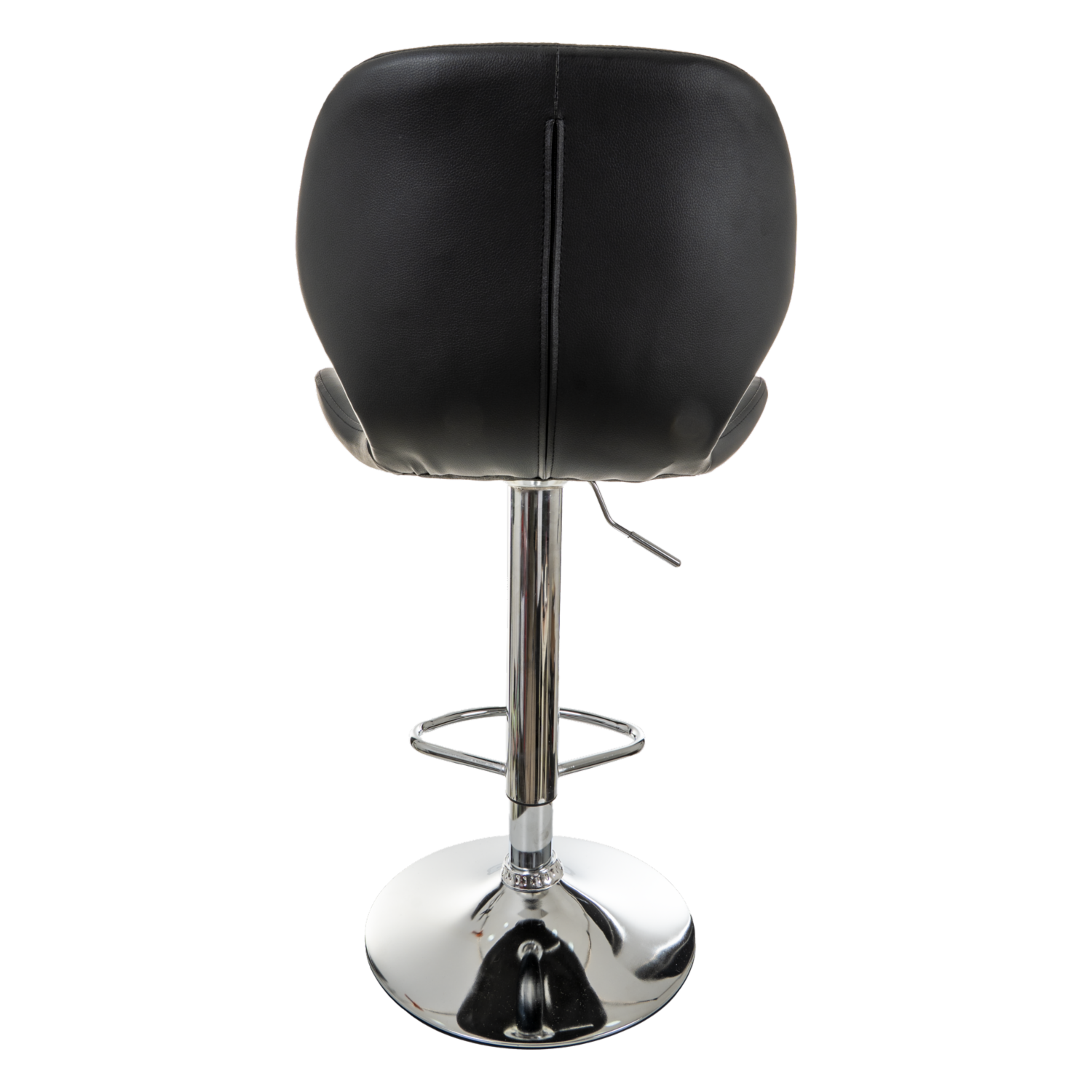 Silla De Bar Espaldar Curvo Negro SINOSTAR Metal
