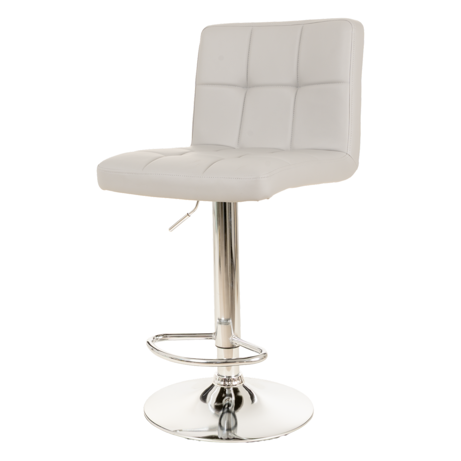 Silla De Bar Con Espaldar Alto SINOSTAR Gris
