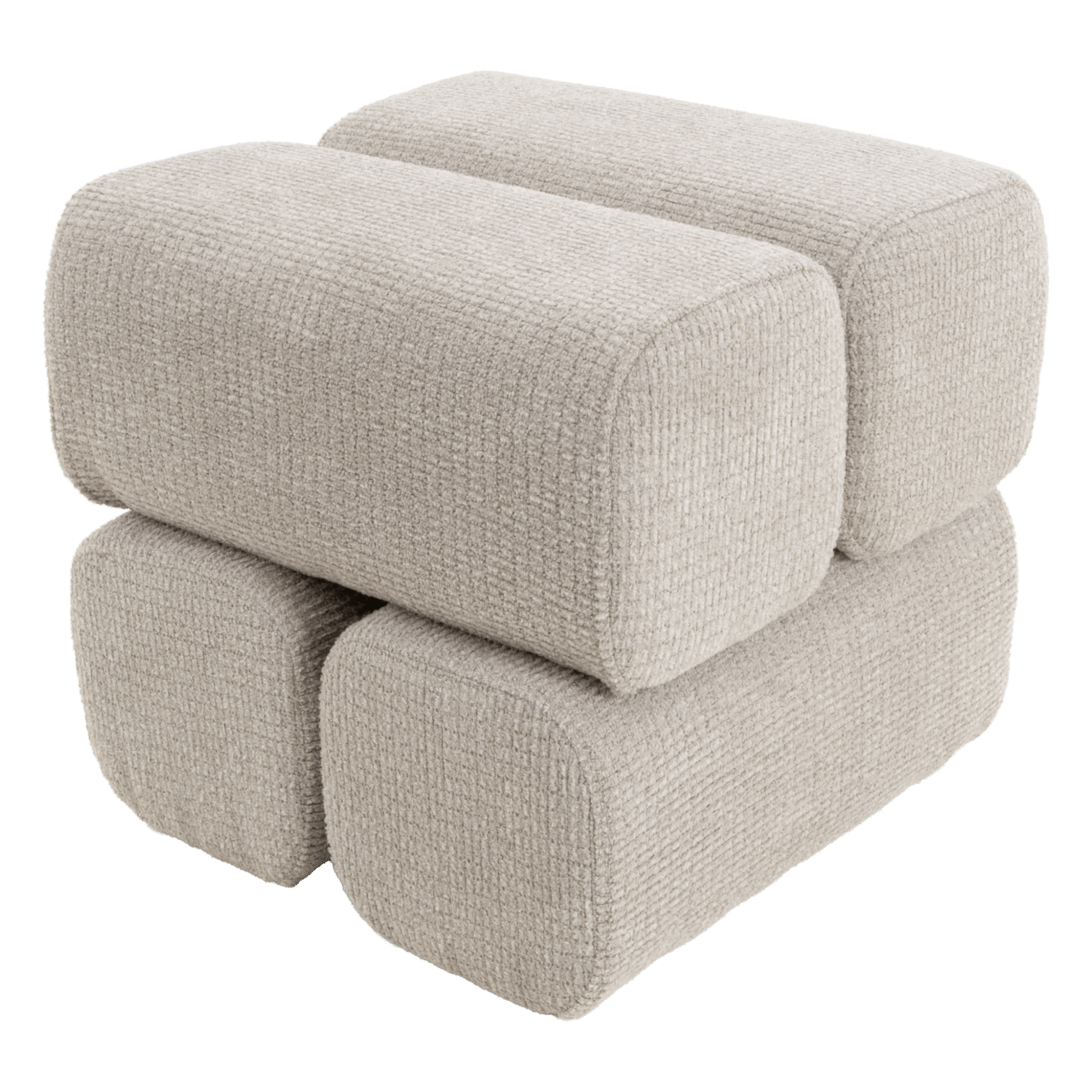 Puff Jenga Gris FREE HOME