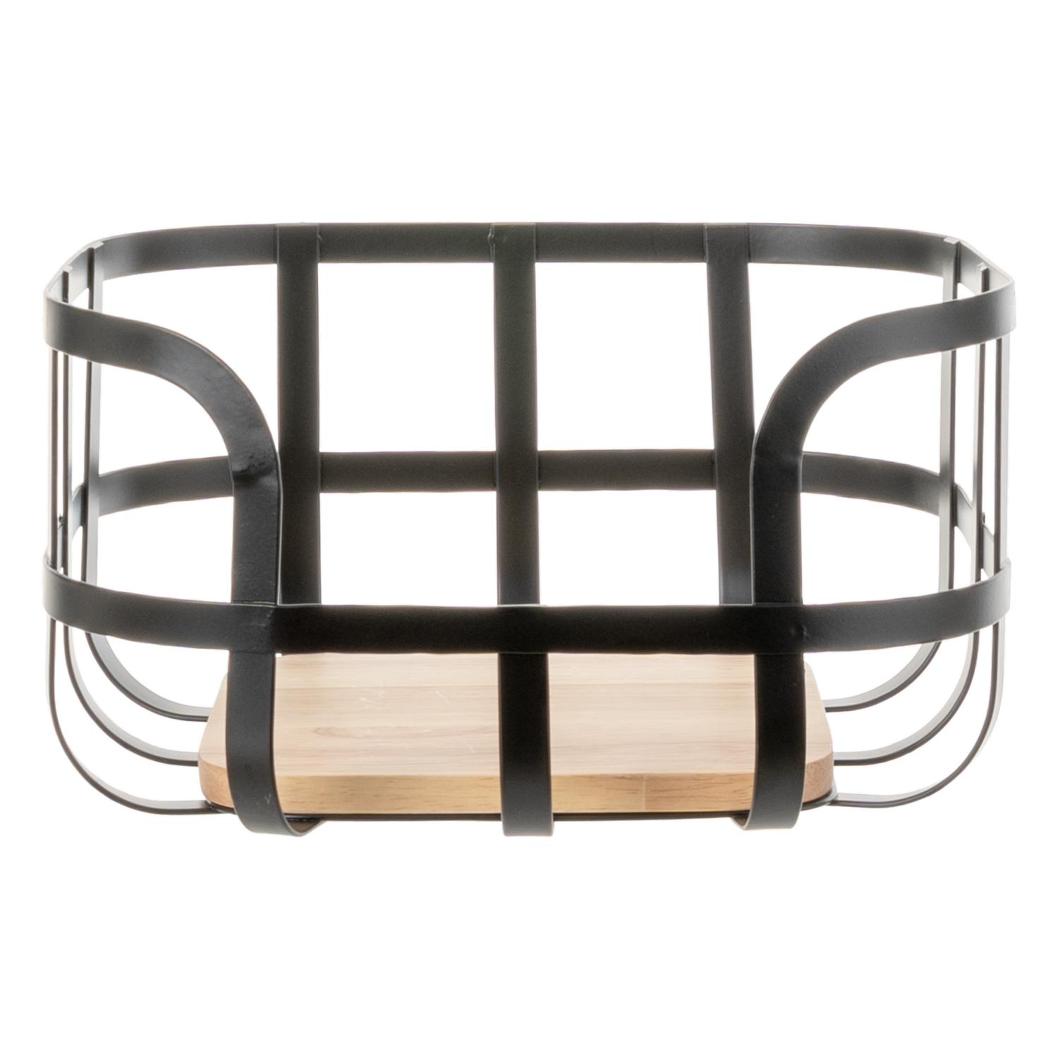 Cesta De Frutas Con Base Madera FREE HOME 1 Pieza
