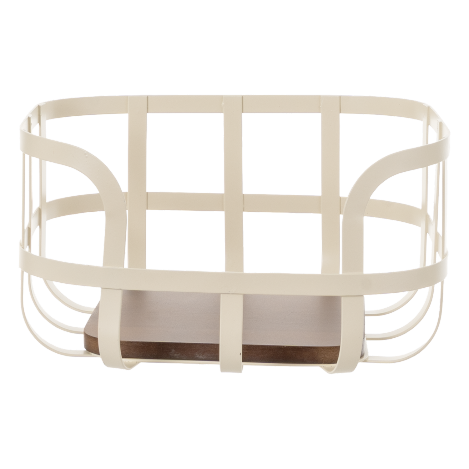 Cesta De Frutas Con Base De Madera FREE HOME 1 Pieza