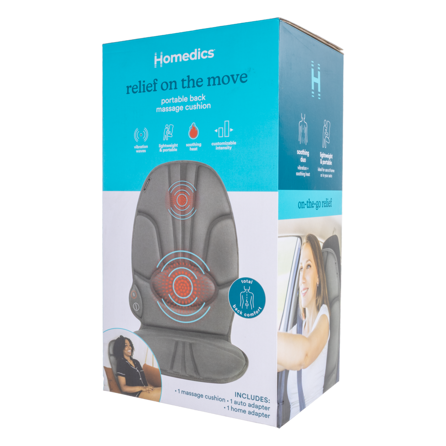 Masajeador Portable De Asiento HOMEDICS Unidad