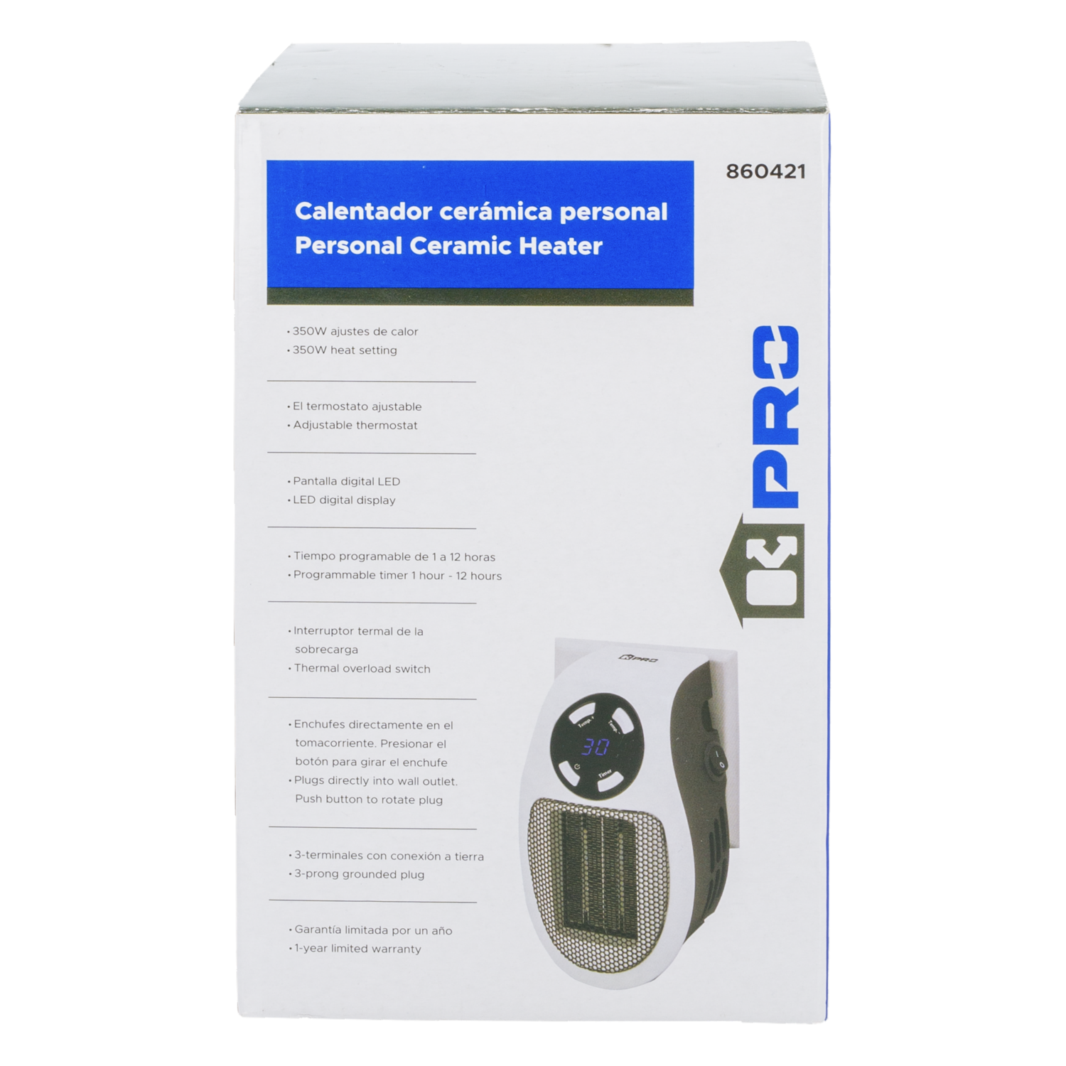 Calefactor Electrico Personal Ceramico K PRO 350 W