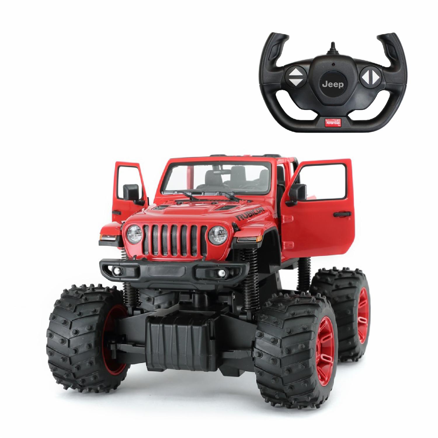 Vehículo R/C 1:14 Jeep Wrangler Rubicon RASTAR Usa Pilas AA x 6