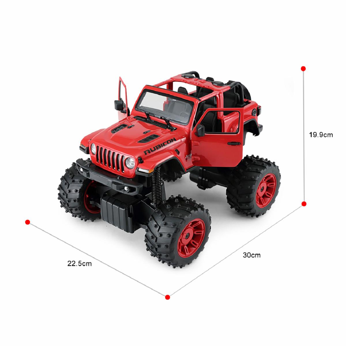 Vehículo R/C 1:14 Jeep Wrangler Rubicon RASTAR Usa Pilas AA x 6