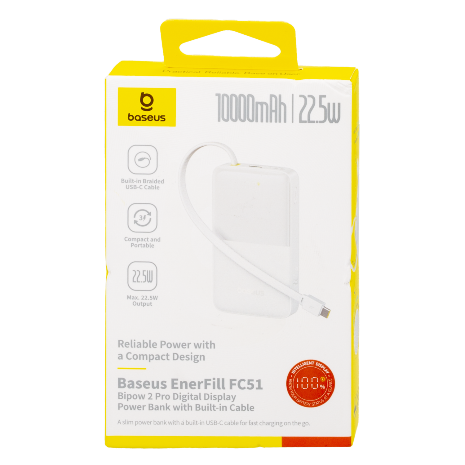 Power Bank Enerfill Fc51 E0027601 Bipow2 Pro 10000Mah BASEUS 22,5 W
